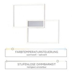 PAUL NEUHAUS LEUCHTEN DIREKT is JUST LIGHT LED stropní svítidlo, 75,5x56,2cm, CCT, dálkový ovladač, paměťová funkce 2700-5000K