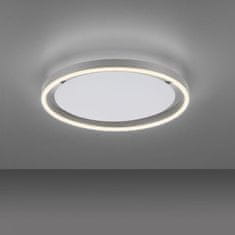 PAUL NEUHAUS LEUCHTEN DIREKT is JUST LIGHT LED stropní svítidlo, hliník, kruhové, pr.40cm, stmívatelné, Switchmo, teplá bílá krokově stmívatelné 3000K