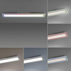 PAUL NEUHAUS LEUCHTEN DIREKT is JUST LIGHT LED stropní svítidlo 100x18cm, bílá, ploché, Rainbow RGB RGB plus 2700-6000K