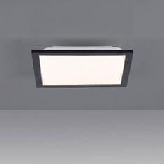 PAUL NEUHAUS LEUCHTEN DIREKT is JUST LIGHT LED stropní svítidlo, černá, hranaté, ploché, do interiéru 3000K