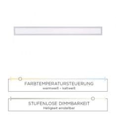 PAUL NEUHAUS PAUL NEUHAUS LED panel svítidlo, bílé, hranaté, CCT nastavení teploty barvy, stmívatelné 2700-5000K