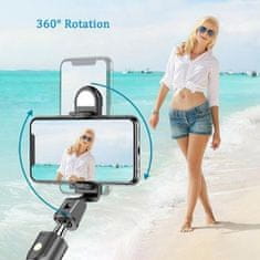 Mormark Selfie tyč 6v1 pro profesionální fotografie a videa, Selfie stick s bezdrátovým Bluetooth ovládáním, 70 cm | SELFIEPRO