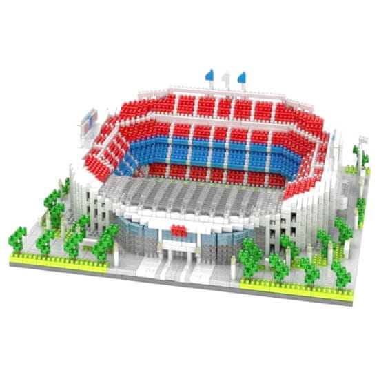 HABARRI Fotbalový stadion - stavebnice - CAMP NOU FC Barcelona 3D , 3800 prvků