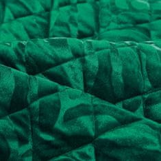 Eurofirany Dekorativní přehoz na postel KRISTIN3 220x240 tmavě zelený