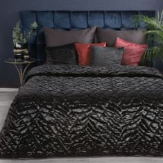 Eurofirany Dekorativní přehoz na postel KRISTIN3 220x240 černý