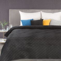 Eurofirany Dekorativní přehoz na postel MILO 220x240 černý