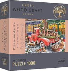 Trefl Wood Craft Origin puzzle Santovi malí pomocníci 1000 dílků