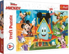 Trefl Puzzle Mickeyho klubík: Mickey Mouse a kamarádi MAXI 24 dílků