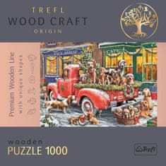 Trefl Wood Craft Origin puzzle Santovi malí pomocníci 1000 dílků