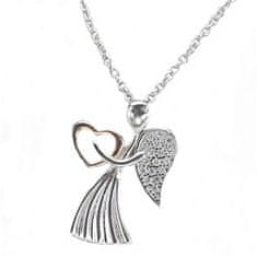 SPERKY4U Stříbrný náhrdelník s andílkem