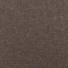 Greatstore 2místná pohovka taupe 120 cm textil