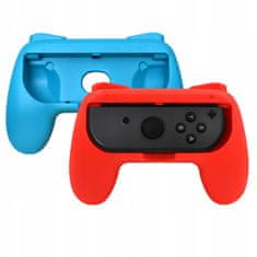 MariGames 2x držák HandGrip / Joy-Con pro Nintendo Switch - červená / modrá