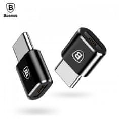 BASEUS Adapter OTG, Adaptér MicroUSB na USB TYPE-C 2.4A - Baseus