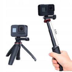 ULANZI Monopod Tripod pro GoPro / Sjcam / Xiaomi / DJI Osmo Action-MT09 Černy