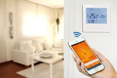 Aluzan B-3 WiFi, programovatelný pokojový termostat pro spínání kotlů, ovladatelný na dálku pomocí aplikace Android nebo iOS