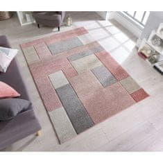 Flair Rugs Kusový koberec Hand Carved Cosmos Dusky-Pink 80x150 cm