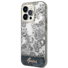 Guess GUHCP14XHGPLHG hard silikonové pouzdro iPhone 14 PRO MAX 6.7" grey Porcelain Collection