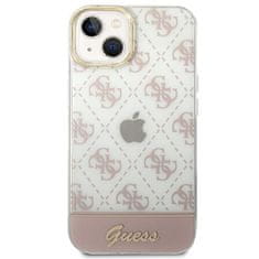 Guess GUHCP14MHG4MHP hard silikonové pouzdro iPhone 14 PLUS 6.7" pink 4G Pattern Script