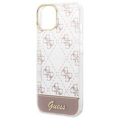 Guess GUHCP14MHG4MHP hard silikonové pouzdro iPhone 14 PLUS 6.7" pink 4G Pattern Script