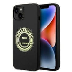 Karl Lagerfeld KLHCP14MSRSGRCK hard silikonové pouzdro iPhone 14 PLUS 6.7" black Silicone RSG