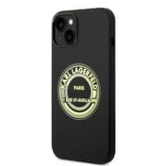 Karl Lagerfeld KLHCP14MSRSGRCK hard silikonové pouzdro iPhone 14 PLUS 6.7" black Silicone RSG