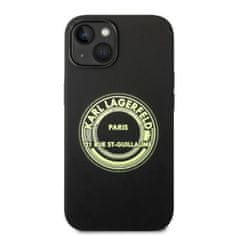 Karl Lagerfeld KLHCP14MSRSGRCK hard silikonové pouzdro iPhone 14 PLUS 6.7" black Silicone RSG