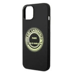 Karl Lagerfeld KLHCP14MSRSGRCK hard silikonové pouzdro iPhone 14 PLUS 6.7" black Silicone RSG