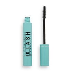 Makeup Revolution Voděodolná řasenka 5D Lash (Waterproof Mascara) 14 ml (Odstín Black)