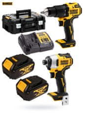 DeWalt DCK2062M2T šroubovák DCD709 + DCF809 2x4Ah