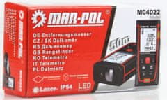 MAR-POL Laserový měřič vzdálenosti 0.05-50m M04022