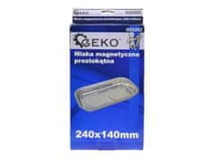 GEKO Magnetická miska obdélníková 240x140mm GEKO