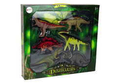 Lean-toys Obrovská Sada Dinosaurů 6 Ks Velké Modely Figurka Dinosaurus