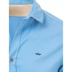 Dstreet Pánská košile KEVIN modrá dx2307 XXL