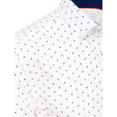 Dstreet Pánská košile JULIO bílá dx2346 XXL