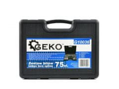 GEKO Bity TORX, IMBUS, SPLINE, sada 75ks G10036