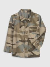 Gap Dětská košile s army vzorem 18-24M