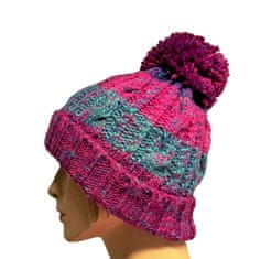 R-SPEKT Kulich MAXI PomPom beanie modrovínový