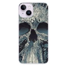 iSaprio Silikonové pouzdro - Abstract Skull pro iPhone 14