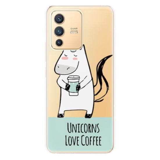 iSaprio Silikonové pouzdro - Unicorns Love Coffee pro Vivo V23 5G