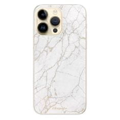 iSaprio Silikonové pouzdro - GoldMarble 13 pro iPhone 14 Pro Max