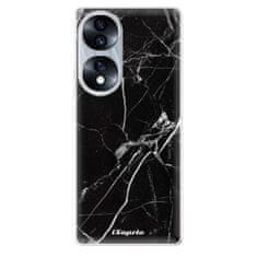 iSaprio Silikonové pouzdro - Black Marble 18 pro Honor 70