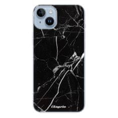 iSaprio Silikonové pouzdro - Black Marble 18 pro iPhone 14 Plus