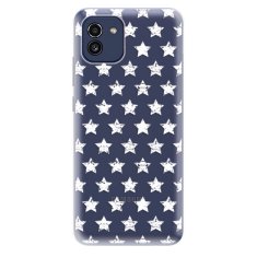 iSaprio Silikonové pouzdro - Stars Pattern - white pro Samsung Galaxy A03