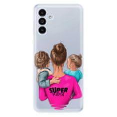 iSaprio Silikonové pouzdro - Super Mama - Boy and Girl pro Samsung Galaxy A13 5G