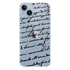 iSaprio Silikonové pouzdro - Handwriting 01 - black pro iPhone 14 Plus