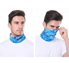 Merco Camouflage multifunkční šátek modrá