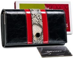 Peterson Dámská kožená peněženka Kuhmo černá One size