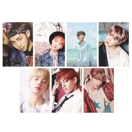 KPOP2EU BTS Bangtan Boys Foto karty 7 ks