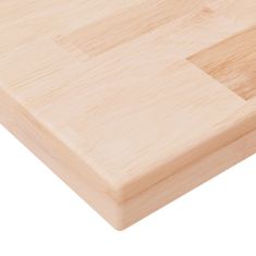 Greatstore Koupelnová deska 80x40x2,5cm masivní dubové dřevo bez úprav