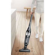 Bosch BOSCH BCH3ALL25, Flexxo akumulátorový vysavač 2 v 1, 25,2 V lithiová baterie, 2 rychlosti, 400 ml nádoba, šedá metalíza